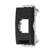 מתאם קיסטון מודול יחיד שחור מט SW