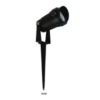 דוקרן גינה אלומה שחור 2700K 6W