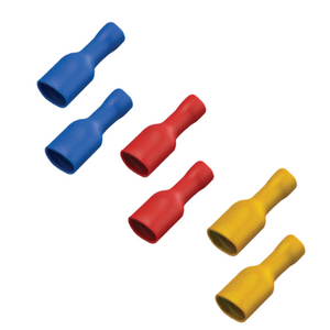 נעל כבל חיבור מהיר נקבה בידוד מלא 6.35X0.8 (100 יח' באריזה)