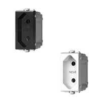 שקע דו פיני מודול יחיד  SW