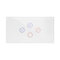 מתג חכם תריס + לחצן הדלקה 4 מודול לבן WIFI