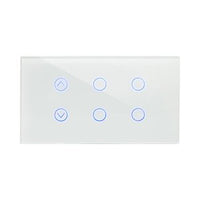 מתג חכם תריס + 4 לחצנים 4 מודול לבן WIFI