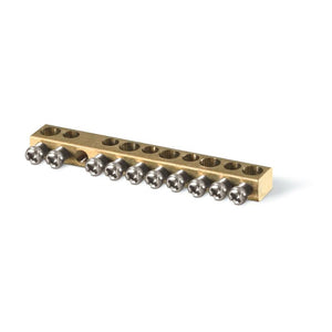 פס צבירה אפס/הארקה 10 כניסות ללא כיסוי ללוח SCAME BLOCK 1 /3 /4